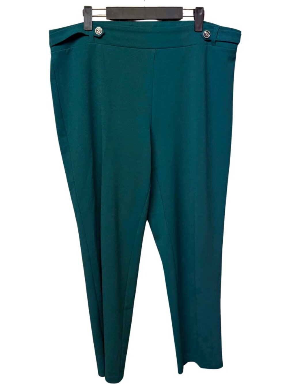 Women's Straight-Leg Pull-On Pants in Teal